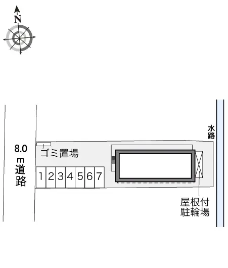 ★手数料０円★佐賀市伊勢町　月極駐車場（LP）